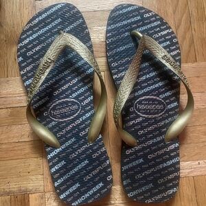 New haviannas comes with the bag.